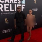 KANYE WEST (Ye) and BIANCA NUDE Red Carpet Fashion 2025 GRAMMYs